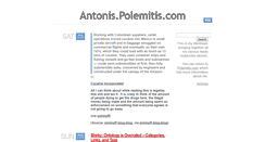 Desktop Screenshot of antonis.polemitis.com
